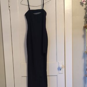Lulu's Maxi Dress One Leg Open Size Small